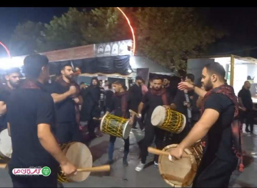 دمامه‌زنی هیئت بنی‌هاشم در کوکب جاماندگان گرگان